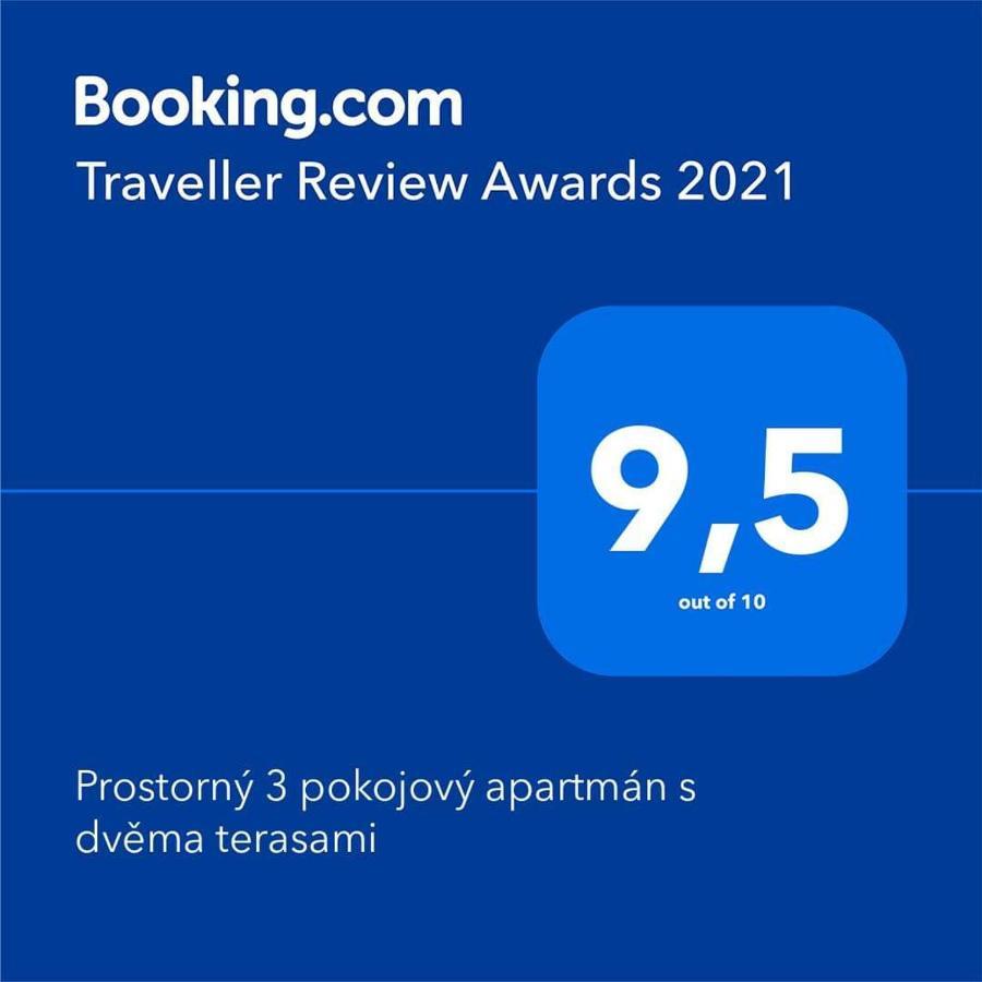 Prostorny 3 Pokojovy Apartman S Dvema Terasami ปราก ภายนอก รูปภาพ