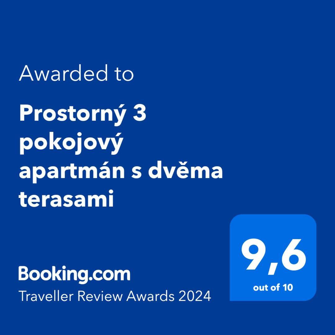 Prostorny 3 Pokojovy Apartman S Dvema Terasami ปราก ภายนอก รูปภาพ